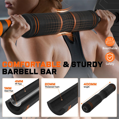 44 lb 4-in-1 Adjustable Dumbbell Set with Connector for Versatile Fitness Exercises at Home, Suitable for Men and Women