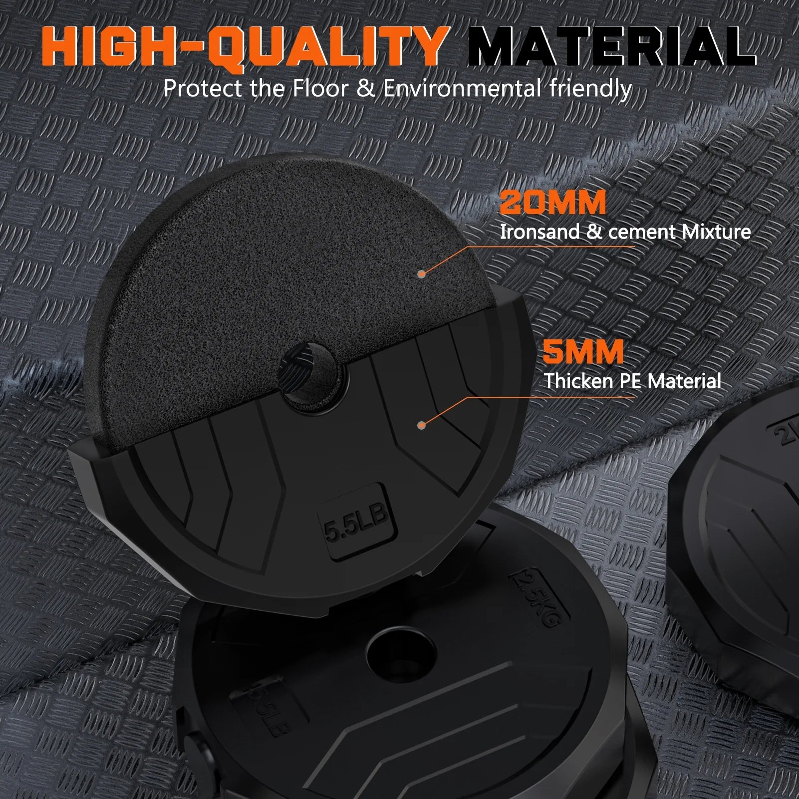 44 lb 4-in-1 Adjustable Dumbbell Set with Connector for Versatile Fitness Exercises at Home, Suitable for Men and Women